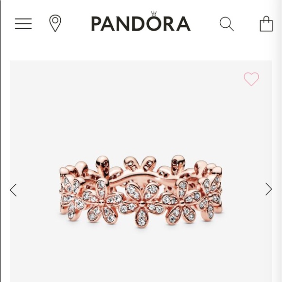 Pandora rose gold daisy ring - Picture 3 of 5